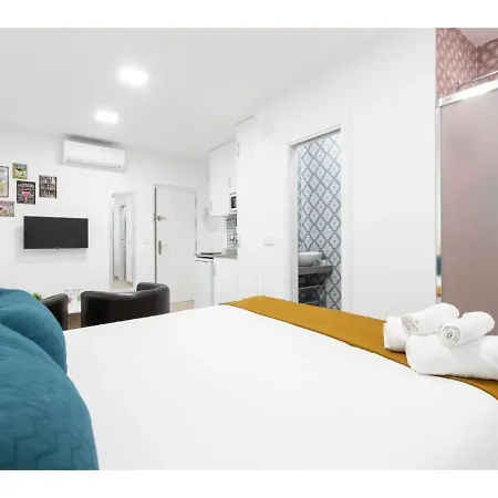 Acogedor Y Silencioso Estudio M1 Embajadores Madri Exterior foto
